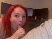 Hot wife sucks off her neighbor 4/16