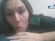 greedy and drooling blowjob 10/16