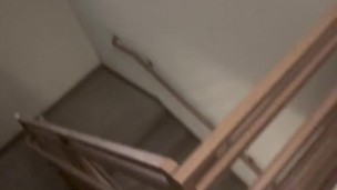 Hotel Stairwell Cumshot