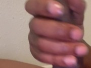 Stroking My Chocolate Dick 14/16