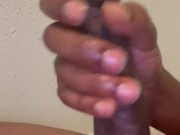 Stroking My Chocolate Dick 8/16