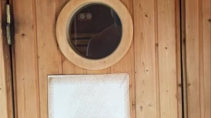 Handsome guy in the bathhouse