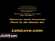 Big boobs babe masturbating & pussy farting queefing during doggystyle sex ends in creampie finish on live webcam - Lelu Love 12/16