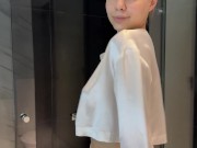 Silky Crop Top Dry vs Wet | See Through 4/16