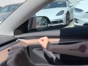 Tattooed Blonde Gal Gives Sloppy BJ 2/16