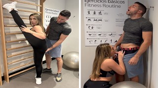 Lucky Gym Personal Trainer Gets to Fuck Mimi Boliviana Hard - Free ...