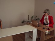 Голодная милфа начальница дала в жопу своему подчиненному (2 серия) 2/16