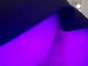 A Russian whore swears at your wife, rides a huge dildo and gets a lot of cum on her face 3/16