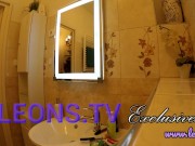 Fake Lingerie Nude Try on Shooting of an Amateur Porn Director with a Hot Big Boobs Big Ass Beautiful Cute Brunette MILF 1/16