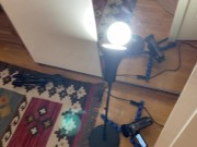 Fake Lingerie Nude Try on Shooting of an Amateur Porn Director with a Hot Big Boobs Big Ass Beautiful Cute Brunette MILF 9/16