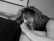 Amber Leah suck the like out of his smal cock 16/16