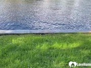 I met a hot blonde with glasses in the park and she wanted some cum. 1/16