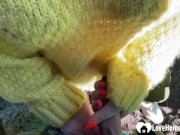 I met a hot blonde with glasses in the park and she wanted some cum. 9/16