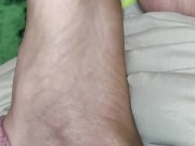 Going to bed with dirty stained soles 12/16