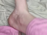 Going to bed with dirty stained soles 13/16