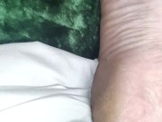 Going to bed with dirty stained soles 6/16