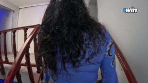 On the way to the party she gets HORNY AND SUCKS MY DICK IN THE CAR, then WE FUCK at the HOTEL