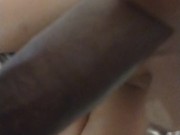 Facial blow job session messy