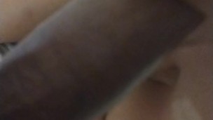 Facial blow job session messy