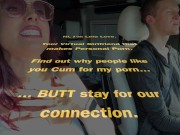 Big boobs babe in full makeup & hair done chats behind the scenes news & update from passenger seat of car - Lelu Love 15/16