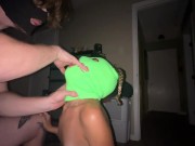 Petite 18 Year Old Latina Met On Dating App Makes First Porno w Man Twice Her Age - Epic Throatpie 1/16