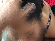 Cojiendo a la venezolana tetona de mi clase en su casa solita