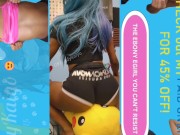 Slutty egirl facesitting on pikachu 4/16