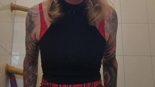 Sissy schoolgirl is back
