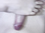 dirty FOOTJOB from my german STEPSISTER makes me CUM a lot 😏🦶🏼 10/16