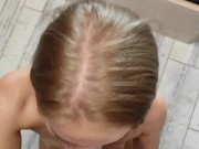 Fucked the neighbor's wife hard in the mouth and cum on her face. 10/16