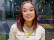 I FUCK my new employee in the bathroom! RISKY PUBLIC SEX - Abella olsen 3/16