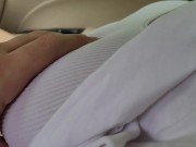 Teasing and Playing with Big Tits Babe in the Car 11/16