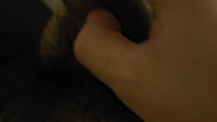 Playing with dick Post Cum
