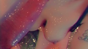 NERD GETS FACIALED BY HUGE COCK REAL