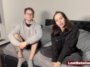 Deep wet blowjob for the winner of this naughty strip game 1/16