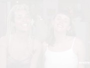 Ersties - Becky and Rink from South America lick their shaved pussies 2/16
