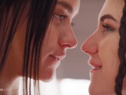 ULTRAFILMS Beautiful lesbian couple Hayli Sanders and Lea Guerlin making out in this video 10/16