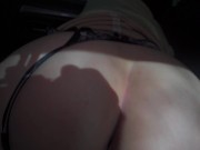 Her boyfriend  DOESNT SUSPECT that his remote lovense control  led TO CHEATING IN A TAXI !! 6/16