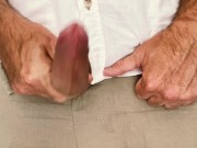 Taking my cock out for a spin... 4/16