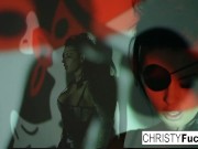 Beautiful, Busty and Tattooed Brunette Loves Showing Off Her Big Tits and Wet Box 4/16