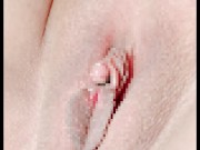 吸引して敏感になった勃起クリトリスを拘束、クリバイブでたくさんコリコリする 11/16