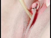 吸引して敏感になった勃起クリトリスを拘束、クリバイブでたくさんコリコリする 9/16