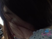 GFE Session with naughty amateur Ava Davis sucking your cock in a car POV 14/16