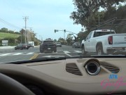 GFE Session with naughty amateur Ava Davis sucking your cock in a car POV 7/16