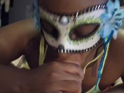 POV Ebony Hotwife Sucks and Plays with BWC 12/16