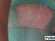 Threesome Starring Three Sexy, Big Tittied Lesbians in a Hot Tub 15/16