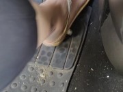 Hard pumping the gas pedal with my gladiator sandals 14/16