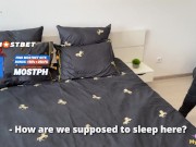 I fucked my stepsister roughly because she booked a room with one bed again 1/16