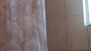 Naked showing my big ass