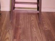 Dangling and modeling my whole shoe collection (barefoot, socks & nylons) dangling my long legs 5/16